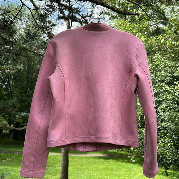 Joe Fresh from Canada- Pink Vegan Suede Jacket - Picture 5 of 5